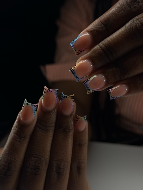 Hand-painted nail set by Clawz By Juliee
